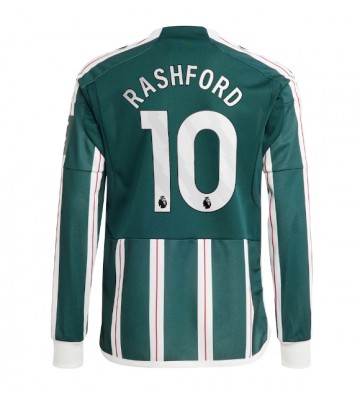Manchester United Marcus Rashford #10 Replica Away Stadium Shirt 2023-24 Long Sleeve